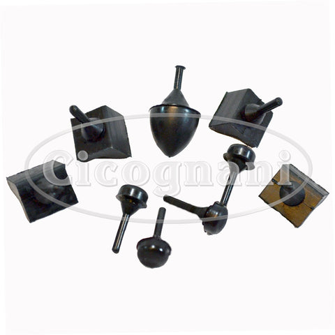 Fiat Nuova 500/500D Front & Rear Hood Stop Kit (9 pcs)